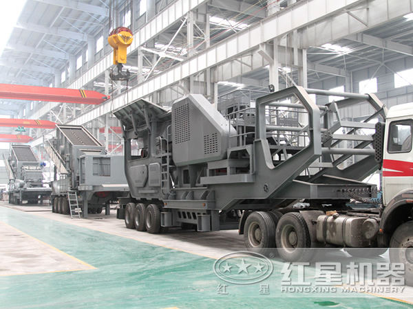 輪胎式移動破碎站 輪胎式移動破碎站