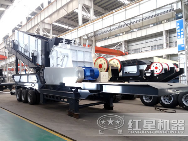 河卵石移動式破碎機性能優勢 河卵石移動式破碎機性能優勢