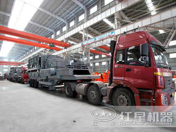 移動式河卵石制砂機 移動式河卵石制砂機