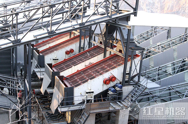 石料生產線生產現場 石料生產線生產現場