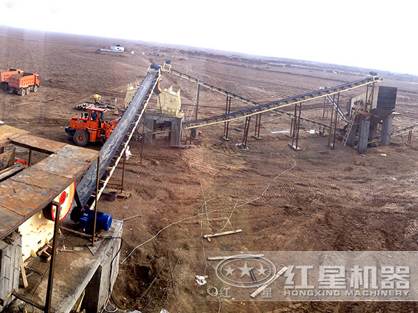 石灰巖細碎機生產現場 石灰巖細碎機生產現場