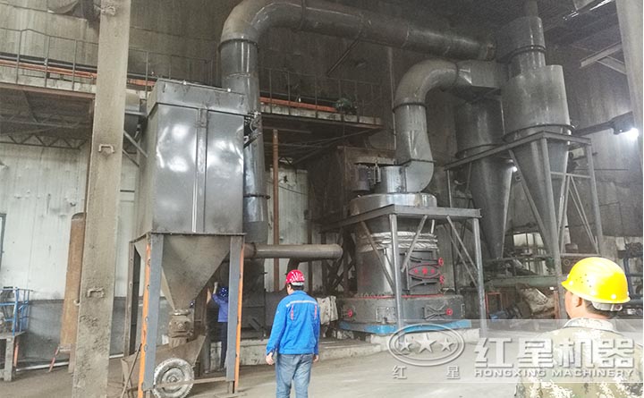 石灰石磨粉生產線現場 石灰石磨粉生產線現場