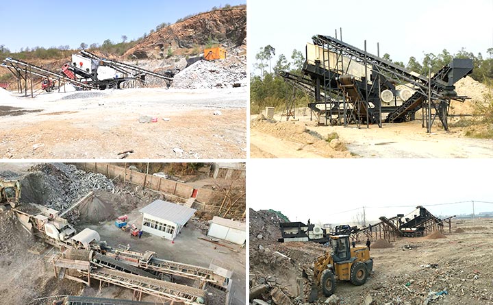 移動礦山破碎設(shè)備作業(yè)現(xiàn)場 移動礦山破碎設(shè)備作業(yè)現(xiàn)場