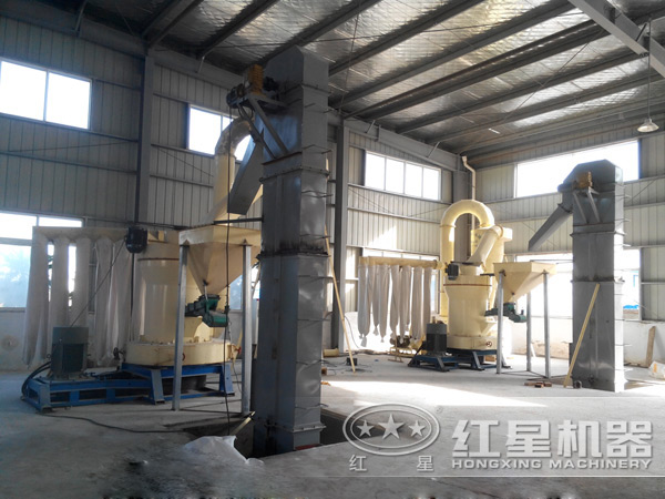 室內磨粉生產現場 室內磨粉生產現場