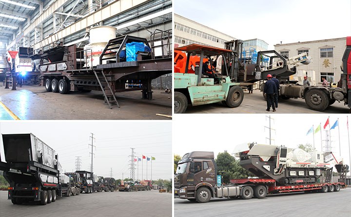 移動(dòng)破生產(chǎn)、裝車、發(fā)貨現(xiàn)場(chǎng) 移動(dòng)破生產(chǎn)、裝車、發(fā)貨現(xiàn)場(chǎng)