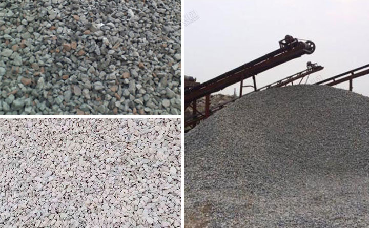 規(guī)格不同的再生石子 規(guī)格不同的再生石子