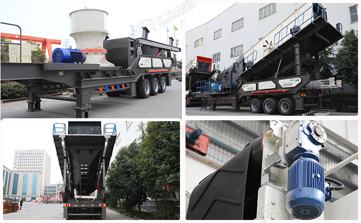 不同角度下的移動破碎篩分設備 不同角度下的移動破碎篩分設備