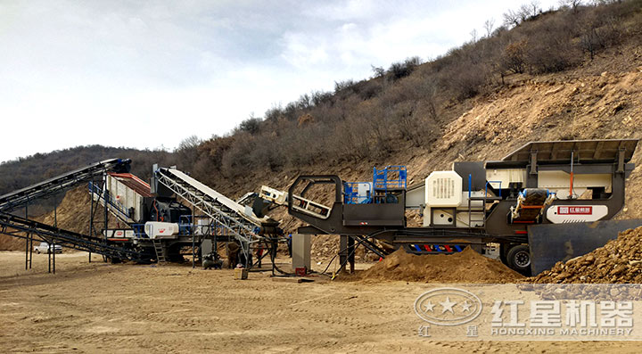 移動破碎機作業現場 移動破碎機作業現場