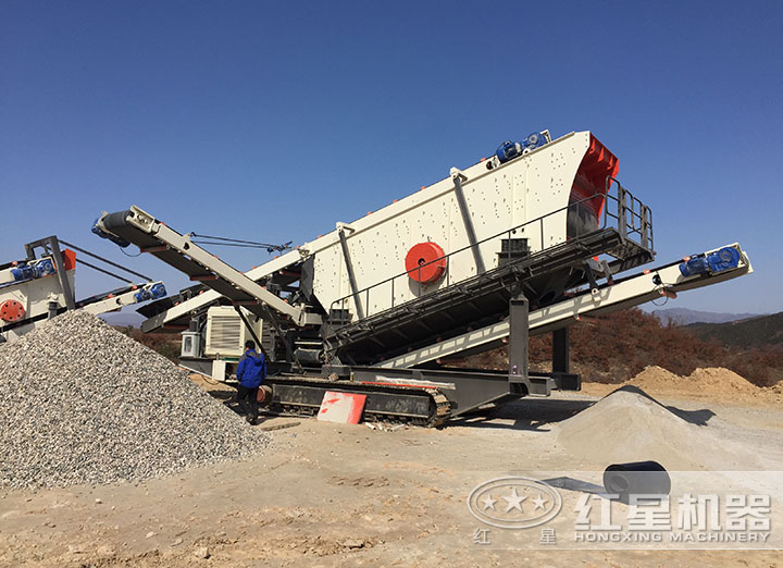 履帶破碎機碎石現場 履帶破碎機碎石現場