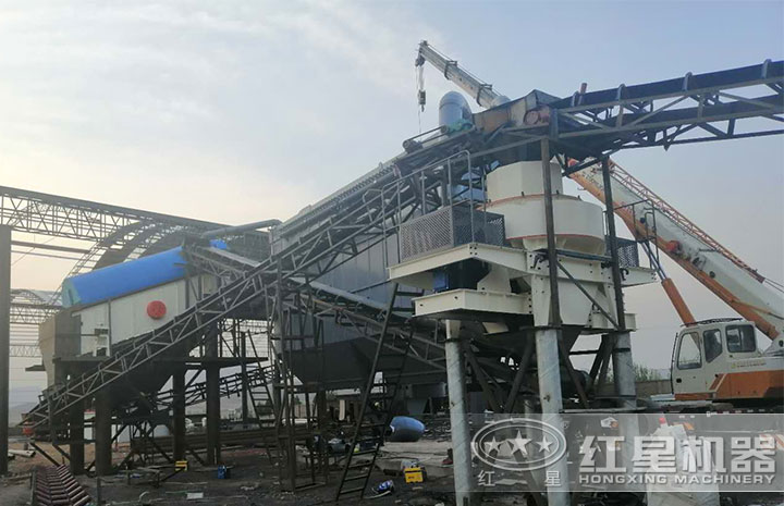 沙石料生產現場 沙石料生產現場