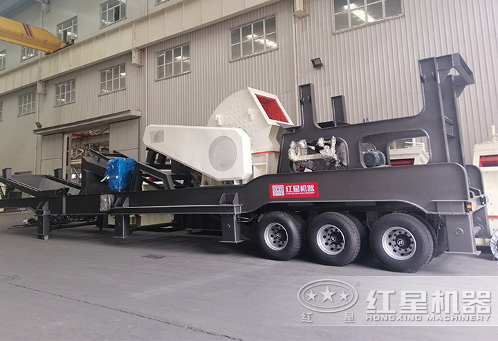 輪胎可移動碎石機 輪胎可移動碎石機