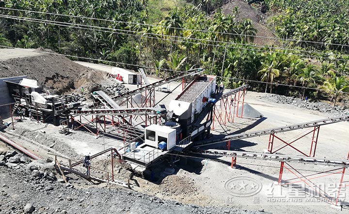 移動式磕石機現場 移動式磕石機現場
