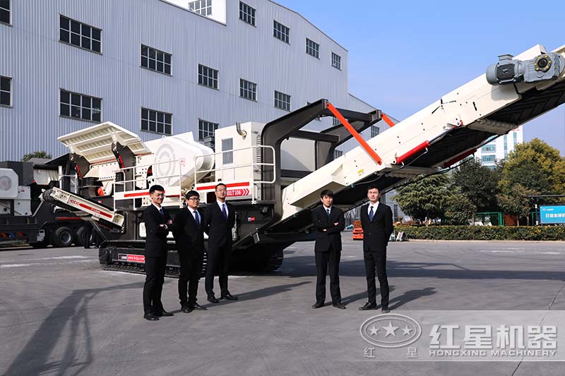 大型流動石子加工機 大型流動石子加工機