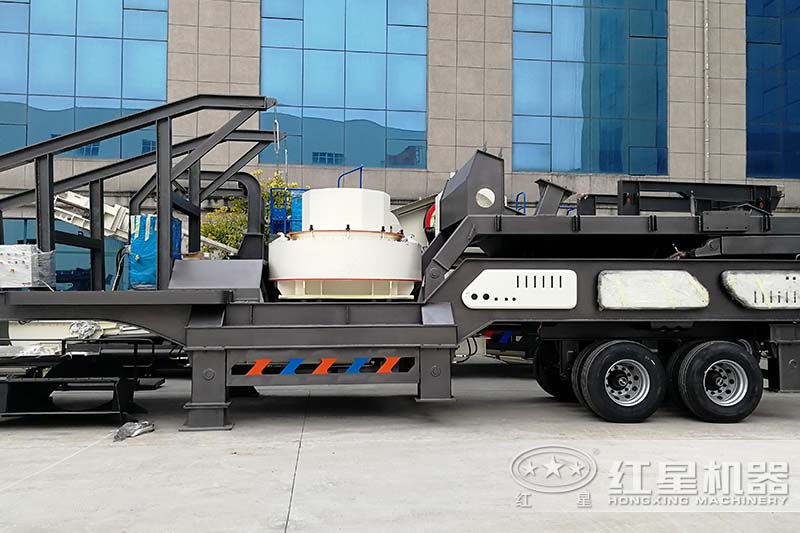 輪胎式移動制砂機設備實拍圖 輪胎式移動制砂機設備實拍圖