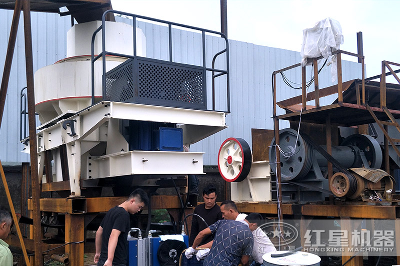 沙子粉碎機客戶現場 沙子粉碎機客戶現場