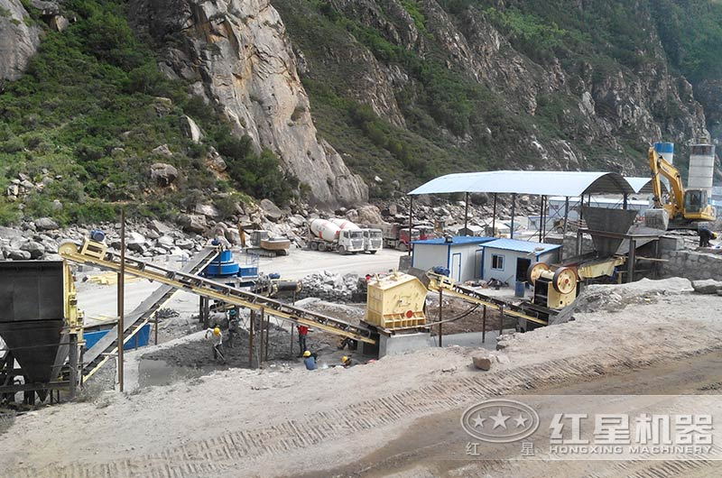 制砂生產現場 制砂生產現場