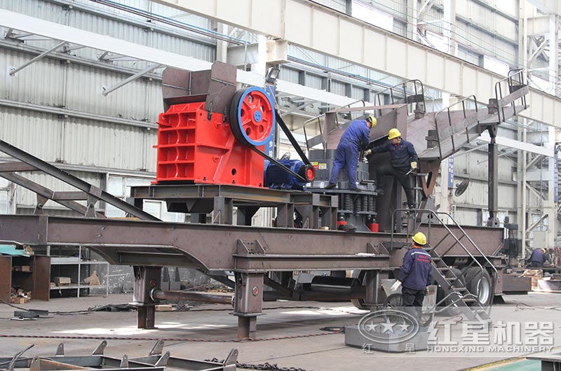 顎式移動破碎站 顎式移動破碎站